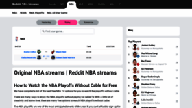 What Nbastreams.app website looked like in 2022 (2 years ago)