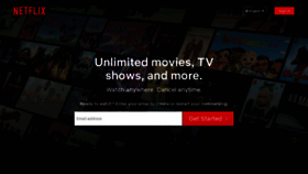 What Netflix.co website looked like in 2022 (1 year ago)