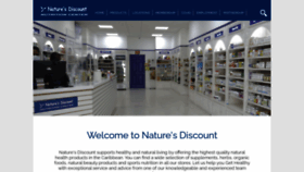 What Naturesdiscount.com website looked like in 2022 (1 year ago)