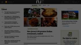 What Nj.com website looked like in 2022 (1 year ago)