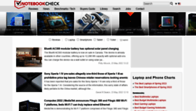 What Notebookcheck.net website looked like in 2022 (4 years ago)