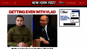What Nypost.com website looked like in 2022 (1 year ago)