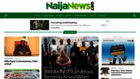 What Naijanews.com website looked like in 2022 (1 year ago)