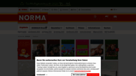 What Norma-online.de website looked like in 2022 (1 year ago)