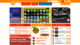 What Novelgames.com website looked like in 2022 (1 year ago)