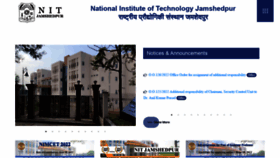 What Nitjsr.ac.in website looked like in 2022 (1 year ago)