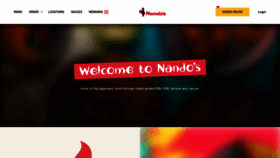 What Nandosperiperi.com website looked like in 2022 (1 year ago)