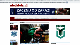 What Niedziela.nl website looked like in 2022 (4 years ago)