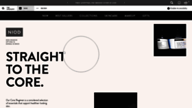 What Niod.com website looked like in 2022 (1 year ago)