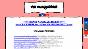 What Nnmagazine.xyz website looked like in 2022 (1 year ago)