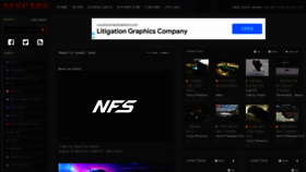 What Nfscars.net website looked like in 2022 (1 year ago)