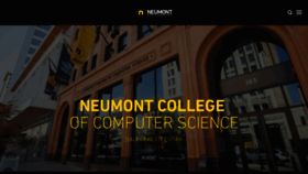What Neumont.edu website looked like in 2022 (1 year ago)