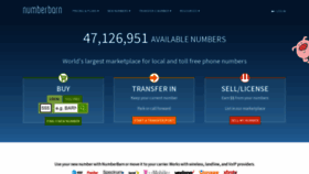 What Numberbarn.com website looked like in 2022 (1 year ago)