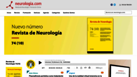 What Neurologia.com website looked like in 2022 (1 year ago)