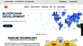 What Nadcab.com website looked like in 2022 (3 years ago)