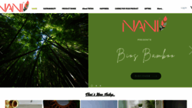 What Nanimani.com website looked like in 2022 (1 year ago)
