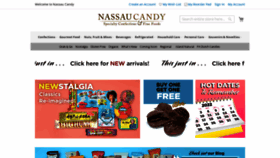 What Nassaucandy.com website looked like in 2022 (1 year ago)