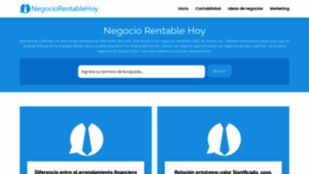 What Negociorentablehoy.com website looked like in 2022 (1 year ago)