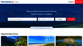 What Nocowanie.pl website looked like in 2022 (1 year ago)