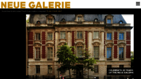 What Neuegalerie.org website looked like in 2022 (1 year ago)