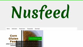 What Nusfeed.id website looked like in 2022 (1 year ago)
