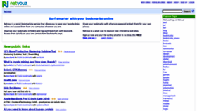 What Netvouz.com website looked like in 2022 (1 year ago)