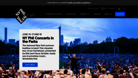 What Nyphil.org website looked like in 2022 (2 years ago)