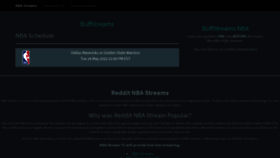 What Nbastreamstv.net website looked like in 2022 (1 year ago)