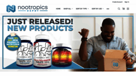What Nootropicsdepot.com website looked like in 2022 (1 year ago)