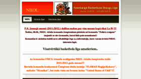 What Nbdl.lv website looked like in 2011 (12 years ago)
