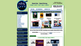 What Nhsprint.com website looked like in 2022 (1 year ago)