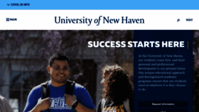 What Newhaven.edu website looked like in 2022 (1 year ago)