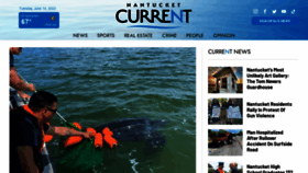 What Nantucketcurrent.com website looked like in 2022 (1 year ago)