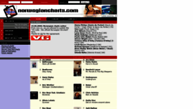 What Norwegiancharts.com website looked like in 2022 (1 year ago)