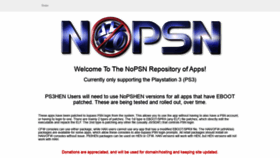 What Nopsn.com website looked like in 2022 (1 year ago)