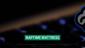 What Naptimemattress.com website looked like in 2022 (1 year ago)