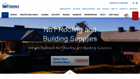 What No1roofing.com.au website looked like in 2022 (1 year ago)