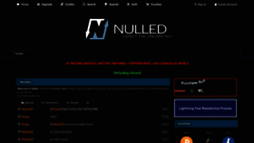 What Nulled.to website looked like in 2022 (1 year ago)