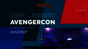 What Newjerseyavengercon.com website looked like in 2022 (1 year ago)
