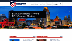 What Nfhs.org website looked like in 2022 (1 year ago)