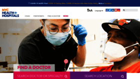 What Nychealthandhospitals.org website looked like in 2022 (1 year ago)