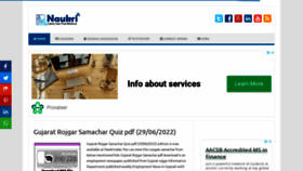 What Naukriradar.com website looked like in 2022 (1 year ago)
