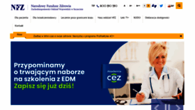 What Nfz-szczecin.pl website looked like in 2022 (4 years ago)