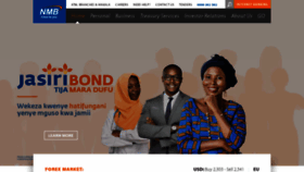What Nmbbank.co.tz website looked like in 2022 (1 year ago)