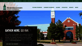 What Nsuok.edu website looked like in 2022 (1 year ago)