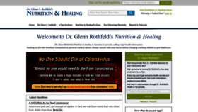 What Nutritionandhealing.com website looked like in 2022 (1 year ago)