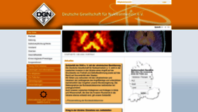 What Nuklearmedizin.de website looked like in 2022 (1 year ago)
