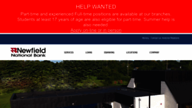What Newfieldbank.com website looked like in 2022 (1 year ago)