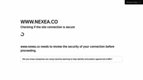 What Nexea.co website looked like in 2022 (1 year ago)