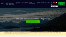 What New-zealand-visa.co.nz website looked like in 2022 (1 year ago)